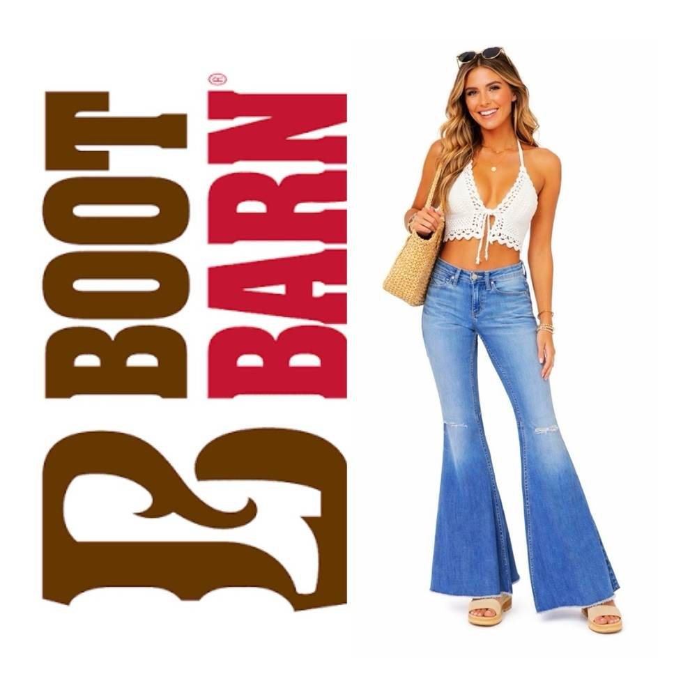 BOOT BARN Shyanne Ripped Flare Jeans